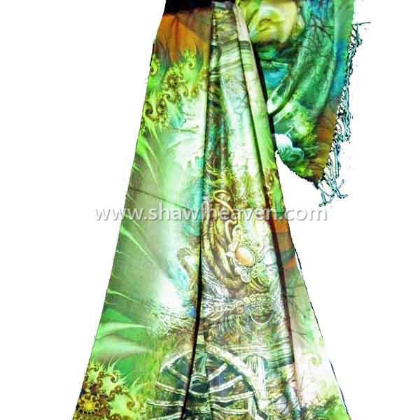 modal digital print promotional scarf/stole/foulard/hijab